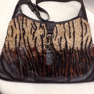 Genuine Calf Hair Leather Tanner Pocket Book